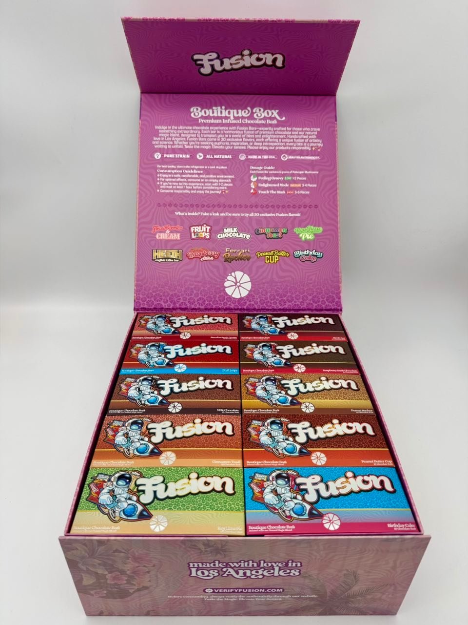 mushroom chocolate bars